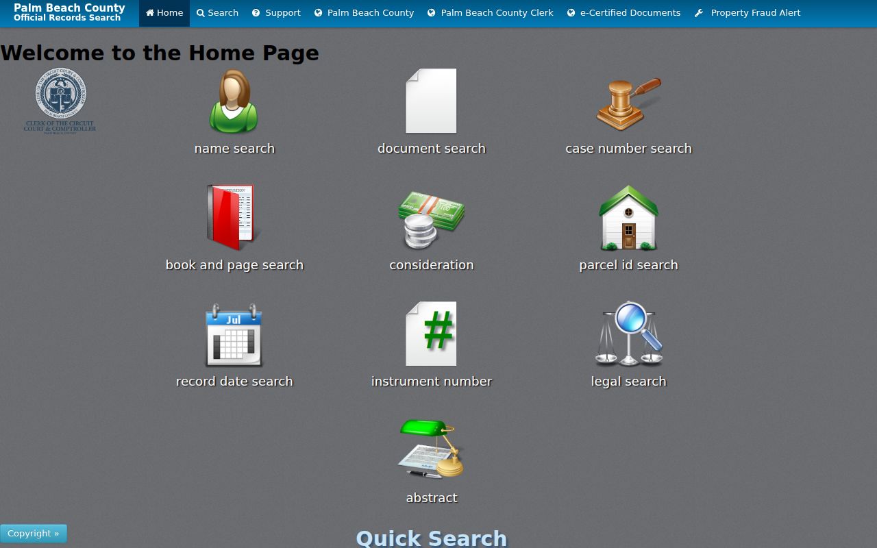 Royal Palm Beach residents directory Official Records search